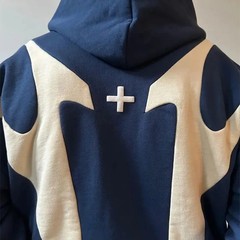 American Retro Letter Printed Devil Pattern Hoodie Y2k Harajuku Casual