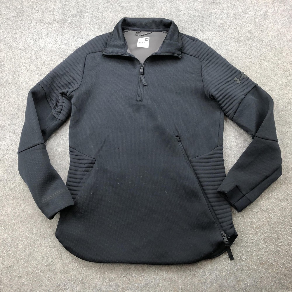 Under Armour Pullover Mens Medium Tech Fleece Half Zip Jacket Hoodie Athletic