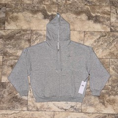 Alo Yoga Accolade Full Zip Hoodie Athletic Heather Grey Sweatshirt NWT Large