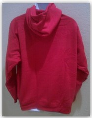 Hanes Men’s Ecosmart Pullover Hoodie DEEP RED LARGE Sweatshirt Fleece Warm