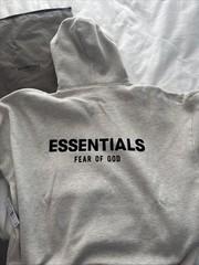 Essentials Fear Of God Hoodie Light Oatmeal Size Small