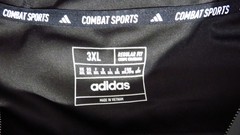 Adidas Combat Sports Rare Black Microfiber Hoodie Fits XXL Slim!