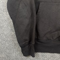 Tommy Hilfiger Hoodie Mens Medium Black Fleece Lined Kangaroo Pockets Drawstring