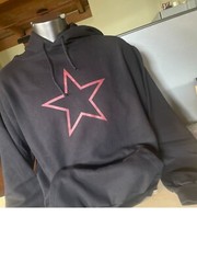 Rothco 9245 Red China Star Black Hoodie | XLarge |
