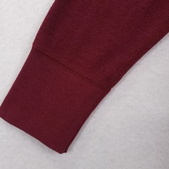 G Star Raw Pullover Crew Shirt Burgundy Large Organic Cotton Sustainable Preppy