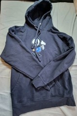 Blind Skateboards Reaper Skeleton Hoodie Mens Size Medium Dark Navy Drawstring