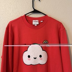 Lacoste x FriendsWithYou Red Unisex Sweatshirt Size L