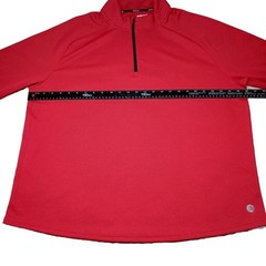 Solaris Pullover Shirt Mens XXL Quarter Zip Long Sleeves Activewear Lightweight