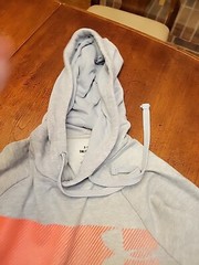 Under Armour Pullover Hoodie Size S Mens Logo Gray ***See Pics And Description