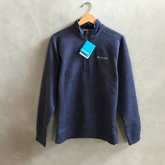 Columbia Men’s Deschutes Rapids Quarter Zip Mock Neck Fleece Pullover Sweatshirt