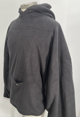 Yeezy Gap Men’s Black Polar Fleece Padded Hoodie Engineered by Balenciaga Dove L