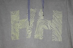NWOT Helly Hansen HH Topographic Map Logo Hooded Sweatshirt Size M – US Seller