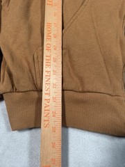 Vintage Dickies Thermal Lined Zip Up Hoodie Size XL Brown Y2K Skate