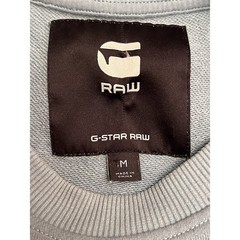 G Star Raw Originals Light Blue Graphic Sweatshirt M Men Sustainable Materials