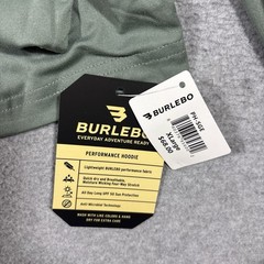 NWT Burlebo Hoodie Men Sz XL Green Performance Stretch Pullover Outdoor