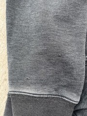Vintage 00s Triple Five Soul 555 Hoodie Sweatshirt Faded Grey Red Y2K Size L