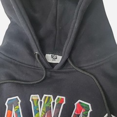 Hawaii’s Finest Hawaii Hoodie Teens 2XL Black Embroidered Patched NWOT Unisex