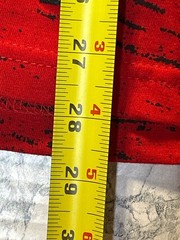 Modern Culture Size Large Red Long Sleeve Hoodie With Black Stripe