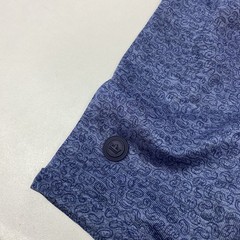 Peter Millar Crown Crafted Mens XL Extra Large Dark Blue Paisley Sweatshirt
