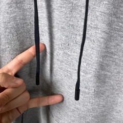 Theory Hoodie Men XL Gray Terrycloth Hooded Sweater Long Sleeve Basic Essential