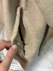 Polo Ralph Lauren Oatmeal Beige Piqué Quarter Zip Pullover Sweatshirt – Mens 3XB