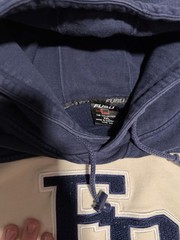 FUBU Sport VTG Y2K Varsity Letter Embroidered Heavy Pullover Hoodie XXL