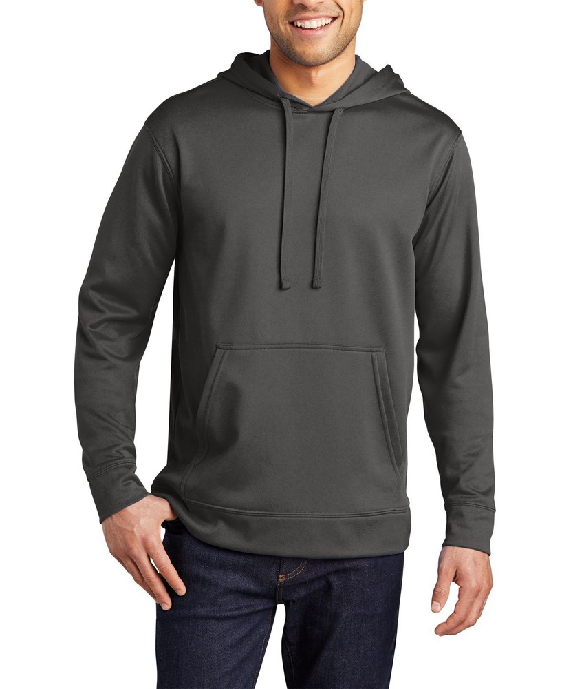 Just Blanks Men’s Performance Fleece Pullover Hoodie – JBPC590H