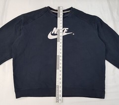 NIKE CENTER LOGO SIZE L-XL MENS COTTON PULLOVER JUMPER SWEATSHIRT VINTAGE Y2K