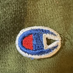 CHAMPION Olive Green Heavy Weight Hoodie Sweatshirt Unisex Small Great Find #281