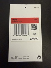 Off White X Jordan Hoodie Size L (with Original Tags)