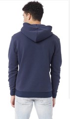 Alternative Apparel Mens Hoodie Pullover M Navy Blue Lightweight Sustainable
