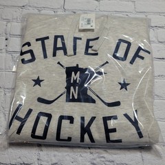 NEW Men’s NHL State Of Hockey Minnesota Hoodie Hooded Classic Fit Sweatshirt