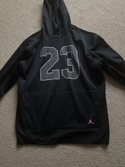 Men’s Nike Air Jordan Dominate Graphic 23 Elephant Hoodie. Size Large.