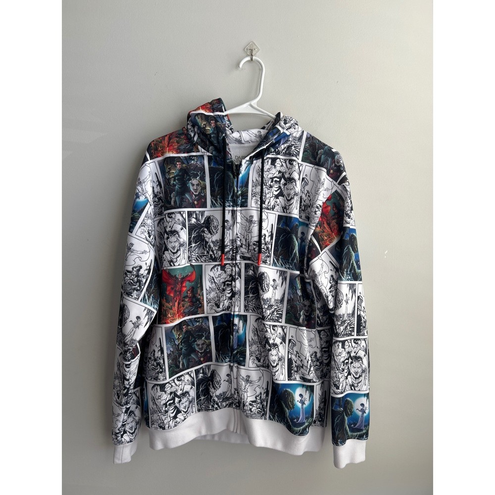 Universal Studios Dark Universe Comics Multicolor Graphic Zip Hoodie Mens Medium