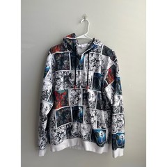 Universal Studios Dark Universe Comics Multicolor Graphic Zip Hoodie Mens Medium