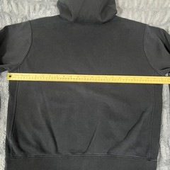 Nike Pullover Hoodie Sweatshirt Black Small Logo Embroidered Hooded