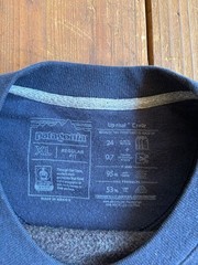 Patagonia Fitz Roy Horizons Uprisal Crew Sweatshirt Navy Blue XL Regular Fit
