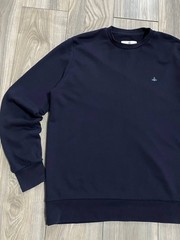Vivienne Westwood Basic Logotype Sweatshirt Dark Blue Size XL Men’s