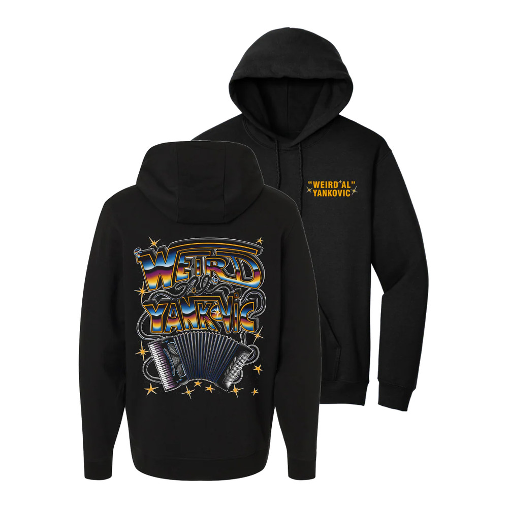 2 Sides Weird Al Yankovic Graphic Hoodie Pullover Black Unisex S-5XL IM1188