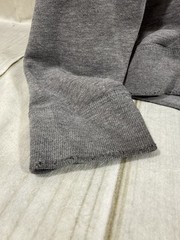 Abercrombie & Fitch Muscle Mens 2XL Hooded Varsity Letter Sweatshirt Gray