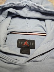 Jordan Flight MVP Fleece Pullover Hoodie Men’s Large Blue Gray Jumpman