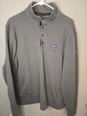 Patagonia Men Daily Snap-T Pullover Grey Large Tiger Global Corporate Swag VC