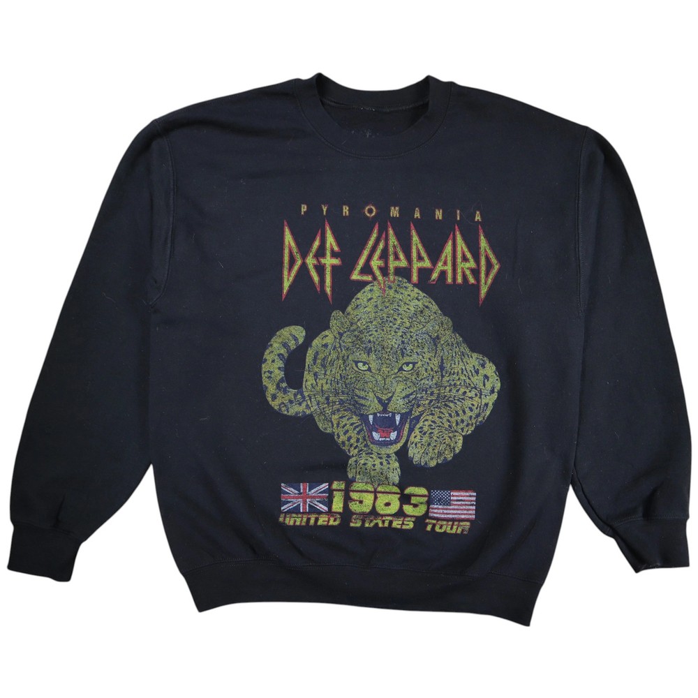 Def Lepard United States Tour Goodie Two Sleeves Mens Graphic Sweatshirt Fleece