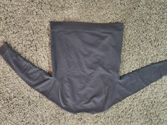Vtg French Terry CREW Sweatshirt Size L Grey Made In Bangladesh