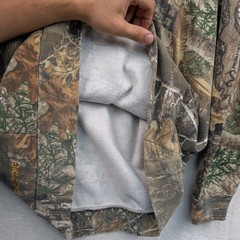 Browning Hoodie Men’s XL Green Brown Camo Realtree Edge Buckmark Hunting Outdoor