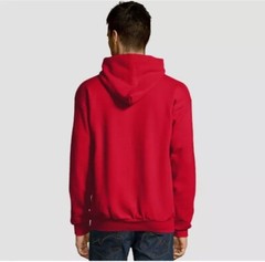 Hanes Men’s Ecosmart Fleece Pullover Hooded Sweatshirt – XL – Deep Red