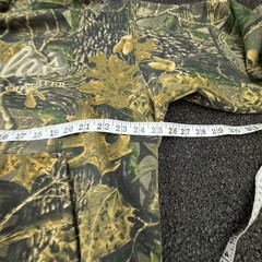 Cabela’s Hoodie Mens XL Green Pullover Camouflage Embroidered Logo Lined Pockets