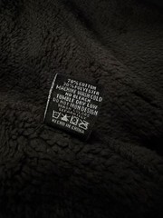 Snap on Dixxon Heavyweight Sherpa Lined Full Zip Hoodie Black NWOT L