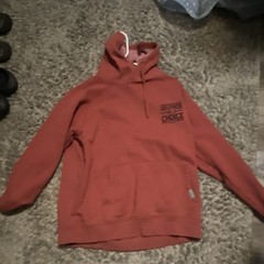 Burlebo Men’s Red Pullover Hoodie M Graphic “Greatness Is A Choice” Pockets