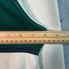 Goodfellow & Co Mens Size Small Crewneck Sweatshirt Beige / Green Cotton Blend